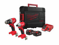 Набор Milwaukee M18 BLCPP2B-402C (дрель акк уд M18 BLDDRC + Винтоверт M18 BLIDR)