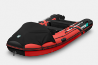 Лодка  GLADIATOR E380PRO красно-черный (Ø-48см, до 30л.с.)