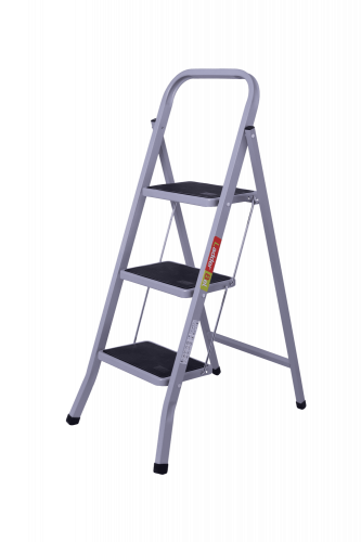 Стремянка LadderBel 3 ступени, стальная, STR-ST-3WSRM